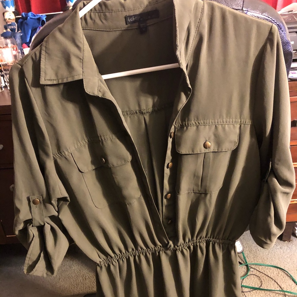 Army green dress